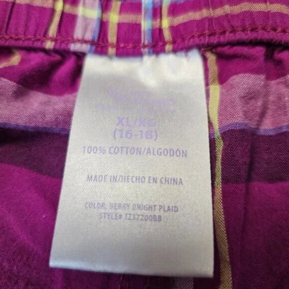 BUNDLE OF 2- Plaid Pajama Shorts- Sizes Large & Junior XL - Picture 5 of 5